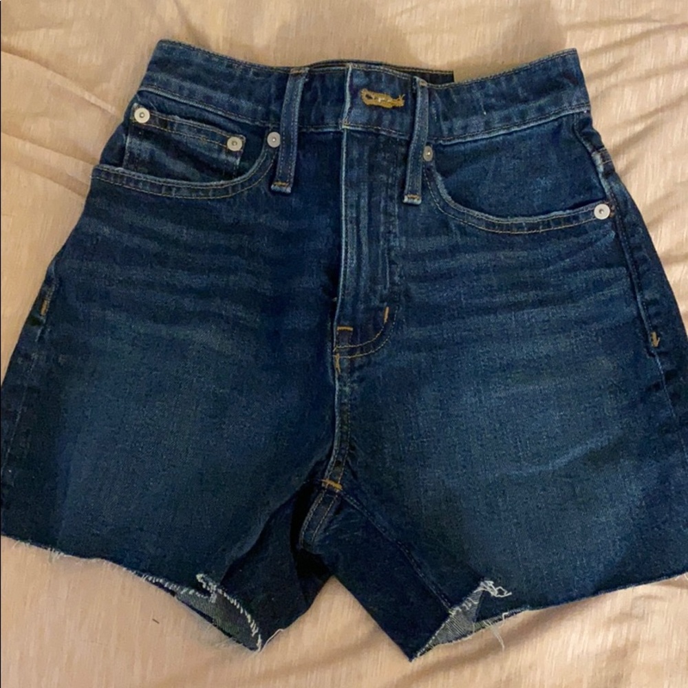 Madewell High rise denim shorts